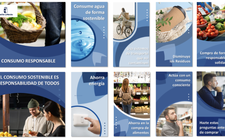 Banner de la pantalla inicial de la infografía, compuesta por diferentes fichas que explican los aspectos más relevantes.